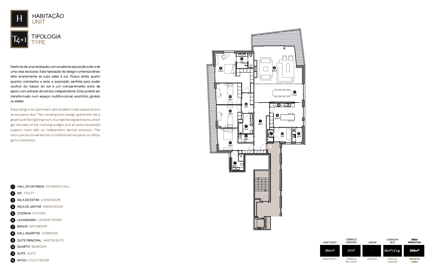 Apartamento  T4+1, Zona da Foz (Porto)